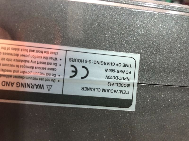 Photo 2 of ***USED - DOESN'T POWER ON OR CHARGE - UNABLE TO TROUBLESHOOT - LIKELY MISSING PARTS***
MOYSOUL Cordless Vacuum Cleaner - 9 in 1 Stick Vacuum with 30000pa Powerful Suction & 600W Brushless Motor for Pet Hair Carpet and Floor.