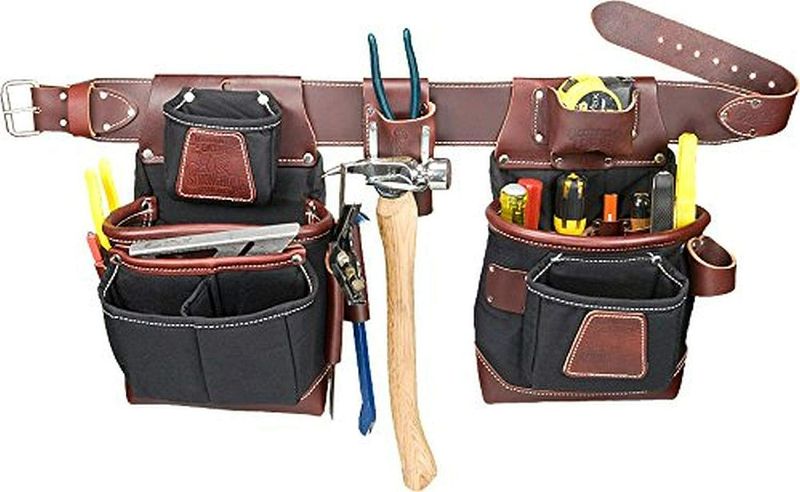 Photo 1 of (READ FULL POST) Occidental Leather 8580 M FatLip Tool Bag Set & 5055 Stronghold Suspension System Medium Tool Bag + Suspension System