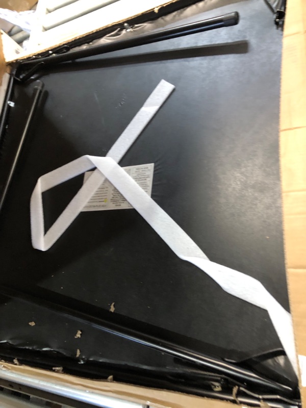 Photo 1 of Flash Furniture Folding Card Table - Black Foldable Card Table Square - Portable Table with Collapsible Legs Black Adults Table