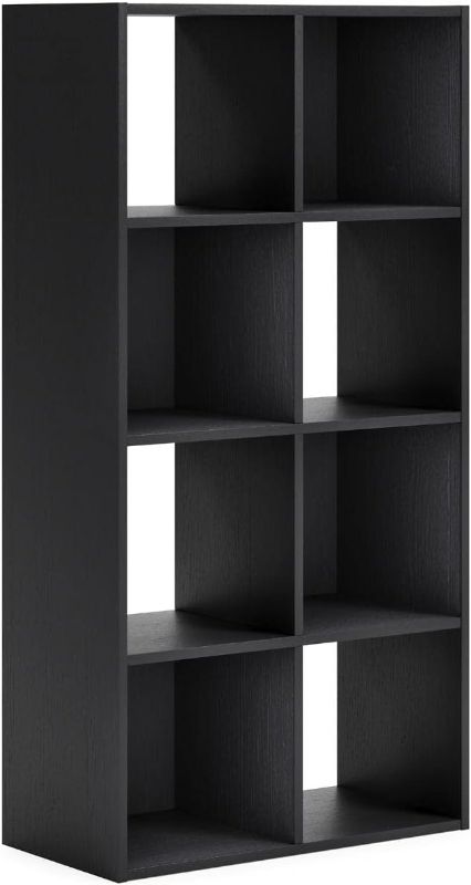 Photo 1 of ***USED - LIKELY MISSING PARTS - UNABLE TO VERIFY FUNCTIONALITY***
Signature Design by Ashley Langdrew 8 Cube Storage Organizer or Bookcase, Black 8-Cube Black, 11.81"D x 23.74"W x 47.05"H