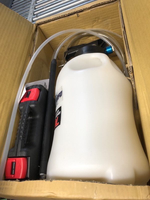 Photo 1 of FIRSTINFO A1135QUS Patented 10 Liter Automatic Transmission Fluid Pump ATF Refill System Dispenser Extractor, with 21 Pcs Taiwan-ATF Filler Adapters 10 Liter w/21 pcs Adapter