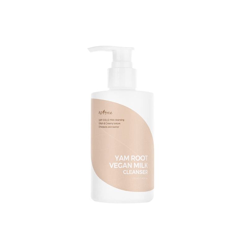 Photo 1 of **NON REFUNDABLE - EXPIRES 9/2025**
IsNtree Yam Root Vegan Milk Cleanser 220ml, 7.43 fl.oz | Cleanser with rich and creamy texture and protects skin barrier
