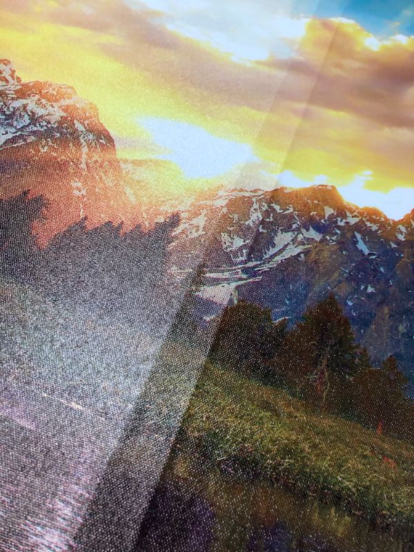 Photo 3 of ***DAMAGED - CREASED - SEE PICTURES***
Sunset Mountain Wall Art, Grand Teton National Park Landscape Canvas Wall Decor 32x48" Sunflower Pictures Artwork Nature River Scenery Prints Painting Home Decoration for Living Room Bedroom Kitchen