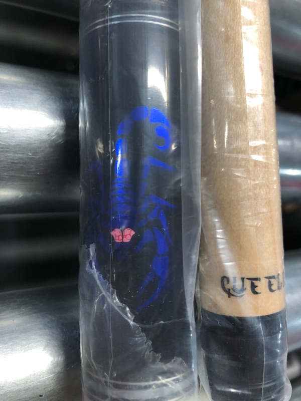 Photo 1 of CUEELF Pool Cue Stick,Billiard Cue Sticks with Hard Case Low Deflection Shaft Professional Billiard Pool Cues Sticks 19.5-21 oz cue Stick 19.5 oz blue-scorpion