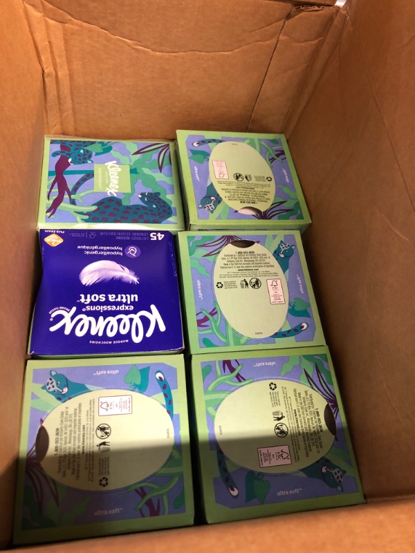 Photo 2 of ***READ NOTES*** MISSING 2 BOXES
Kleenex Lotion Facial Tissues with Coconut Oil, 8 Cube Boxes, 80 Tissues Per Box, 3-Ply