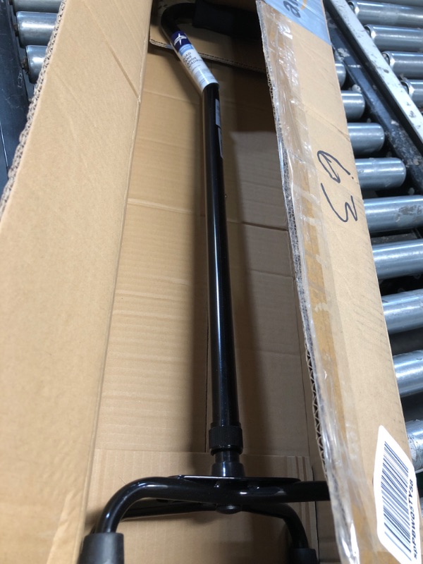 Photo 1 of Medline Aluminum Quad Cane with Small Base for Balance, Knee Injuries, Leg Surgery Recovery & Mobility, Portable, Lightweight Walking Aid for Seniors & Adults