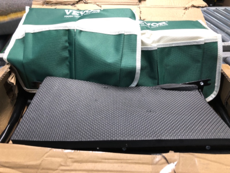 Photo 3 of ***USED - LIKELY MISSING PARTS - UNABLE TO VERIFY FUNCTIONALITY***
VEVOR Folding Garden Kneeler and Seat Heavy Duty, Widened 8" EVA Foam Pad, Portable Garden Stool with Tool Bags, Gardening Bench to Relieve Knee & Back Pain, Great Gifts for Seniors, Women