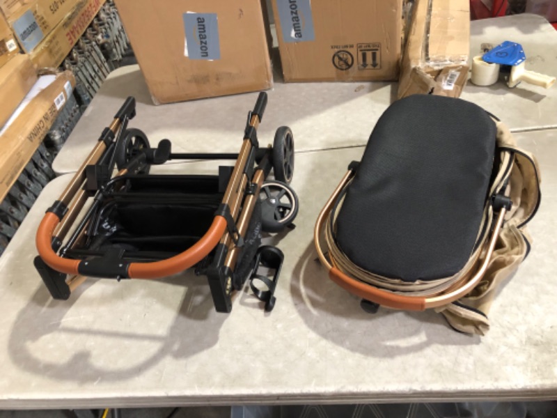 Photo 1 of ***USED - SCRATCHED - DIRTY - LIKELY MISSING PARTS***
Kenyone 3-in-1 Pet Stroller for Small Medium Dogs Puppy Cat Stroller with Detachable Carrier & Pad Lightweight Foldable Aluminum Alloy Frame Dual No-Zip Entry(Khaki)