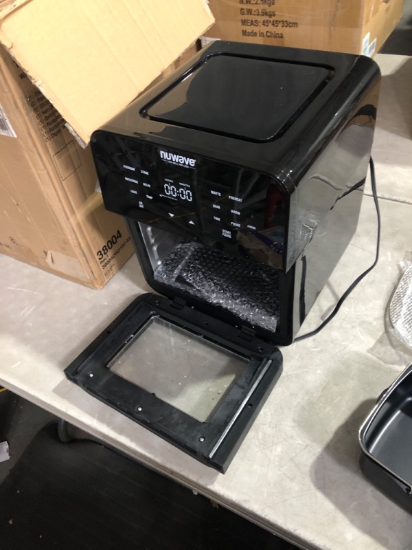 Photo 12 of ***USED - POWERS ON - UNABLE TO TEST FURTHER***
Nuwave Brio Air Fryer Smart Oven, 15.5-Qt X-Large Family Size