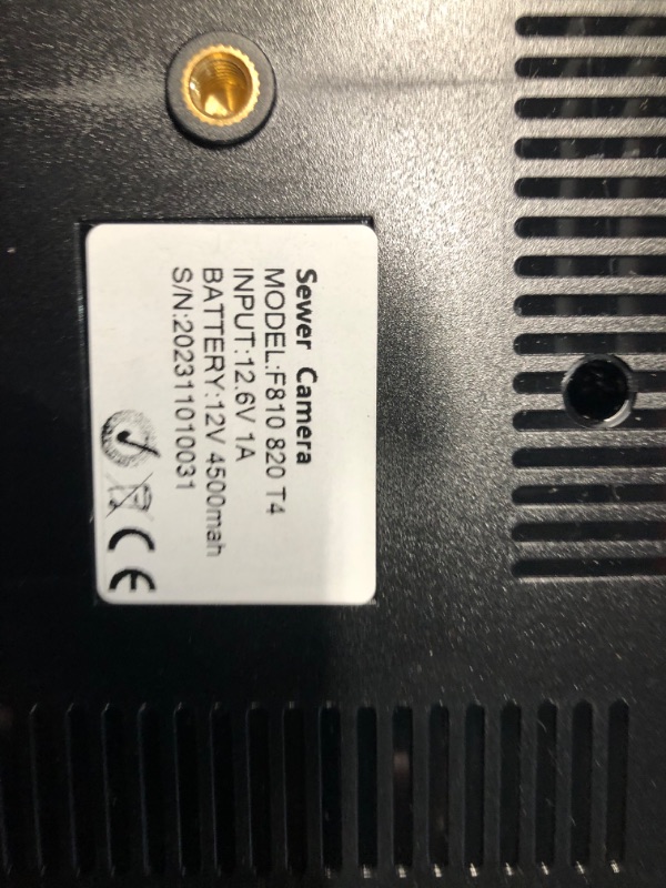 Photo 3 of HBUDS Self Leveling Sewer Camera 165ft, 0.28in Thicker Cable Drain Camera, 512Hz Transmitter, Distance Counter, Audio/Video Record, Keyboard Input, 10.1'' 1080P IPS Screen Pipe Plumbing Camera Snake F820 165ft w/ 512hz Transmitter