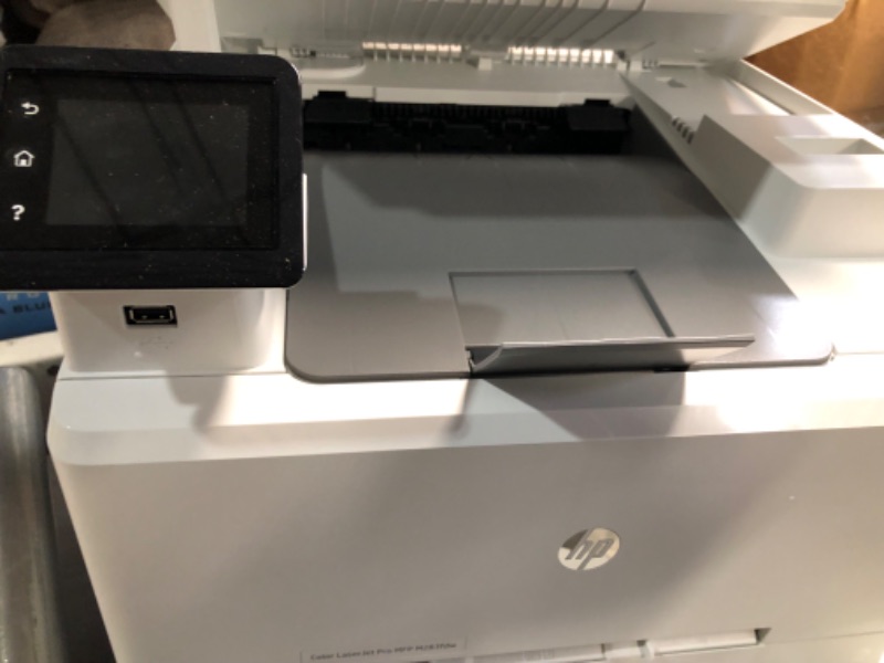 Photo 2 of HP Color LaserJet Pro M283fdw Wireless All-in-One Laser Printer, Remote Mobile Print, Scan & Copy, Duplex Printing, Works with Alexa (7KW75A)