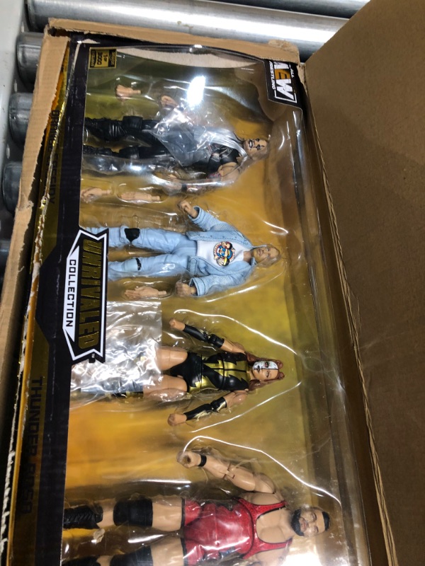 Photo 4 of All Elite Wrestling AEW Unrivaled Champion 4 Pack - Four 6-Inch Figures with Title Belts and Accessories - Amazon Exclusive