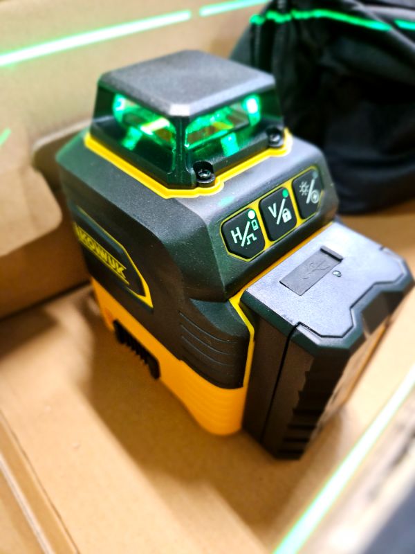 Photo 3 of IKOVWUK Laser Level with Tripod, 2x360° Self-leveling Green Cross Line