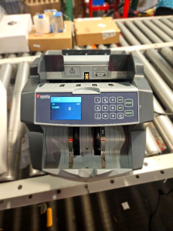 Photo 1 of Cassida 6600 UV/MG – USA Business Grade Money Counter with UV/MG/IR Counterfeit Detection