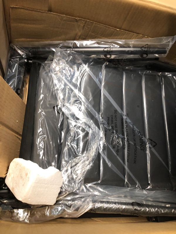 Photo 1 of ***CHAIRS ONLY - NO TABLE - DAMAGED - FABRIC TORN - SEE PICTURES - LIKELY MISSING PARTS***
FDW Dining Table Set Glass Dining Room Table Set for Small Spaces Kitchen Table and Chairs for 4 Table with Chairs Home Furniture Rectangular Modern