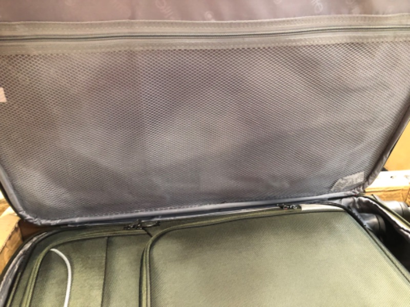 Photo 3 of ***USED - LIKELY MISSING PARTS - UNABLE TO VERIFY FUNCTIONALITY***
Coolife Luggage 4 Piece Set Suitcase TSA Lock Spinner Softshell lightweight (dark green)