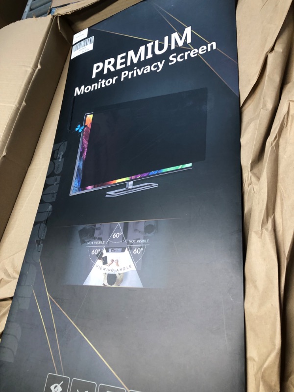 Photo 1 of 34 Inch Curved Computer Privacy Screen Filter for 21:9 Widescreen Computer Monitor Screen Protector Computer Screen Privacy Shield Anti Glare and Blue Light and Blue Light 34 Inch (Diagonal) - 21:9 Aspect Ratio