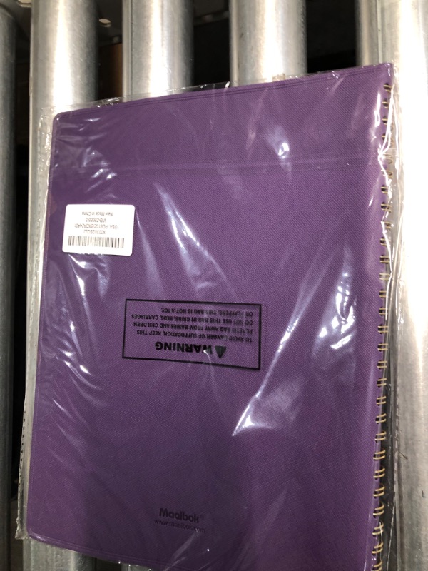 Photo 2 of 2024 Weekly Appointment Book - Daily Hourly Planner 2024 from January 2024 - December 2024, 8.4" x 10.6", 15-Minute Interval, Flexible Soft Cover, Twin-Wire Binding, Perfect for Your Life Purple 2 PACK