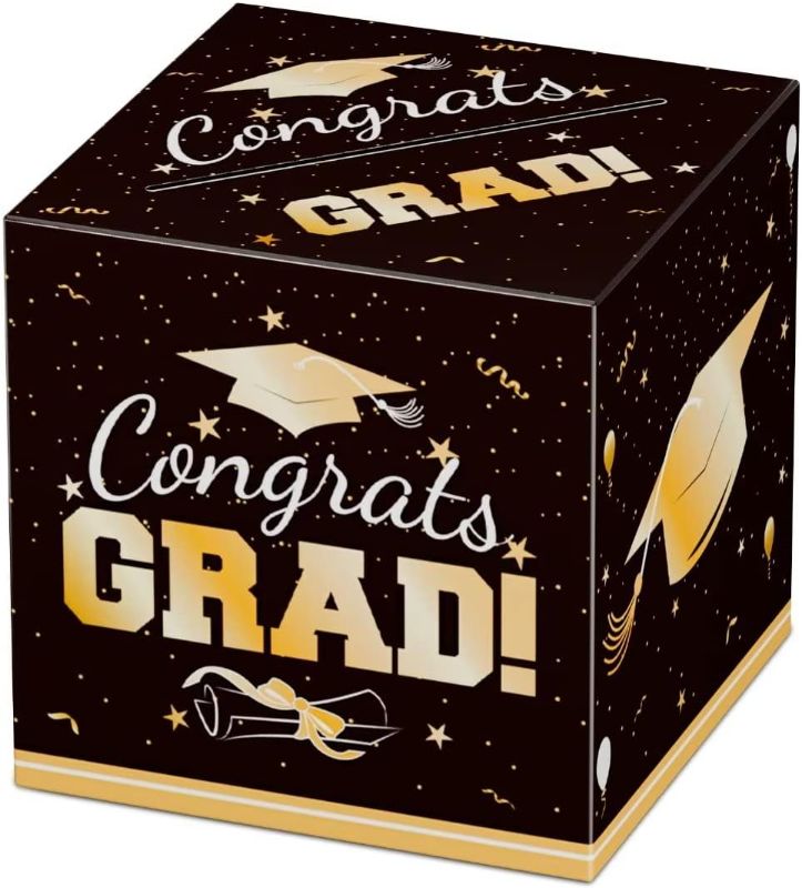 Photo 1 of Graduation Party Decorations, Graduation Card Box Grad Card Box 2 pack