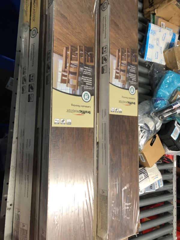 Photo 2 of  NOT REFUNDABLE pallet of 14 flooring boxes (10 24.17 sq ft floorings  