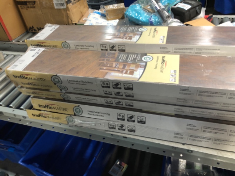 Photo 3 of  NOT REFUNDABLE pallet of 14 flooring boxes (10 24.17 sq ft floorings  