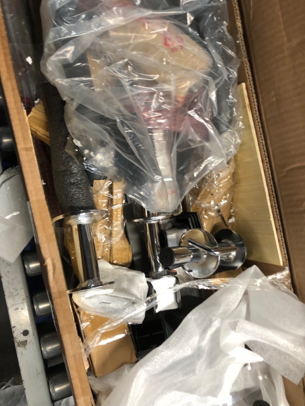 Photo 1 of Fitness Reality Squat Rack Power Cage with | Optional LAT Pulldown & Leg Holdown Attachment | Squat and Bench Rack Combos| Super Max 810 XLT | Power Cage + Upgraded J Hooks, Black, Red