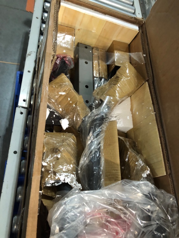 Photo 1 of Fitness Reality Squat Rack Power Cage with | Optional LAT Pulldown & Leg Holdown Attachment | Squat and Bench Rack Combos| Super Max 810 XLT | Power Cage + Upgraded J Hooks, Black, Red