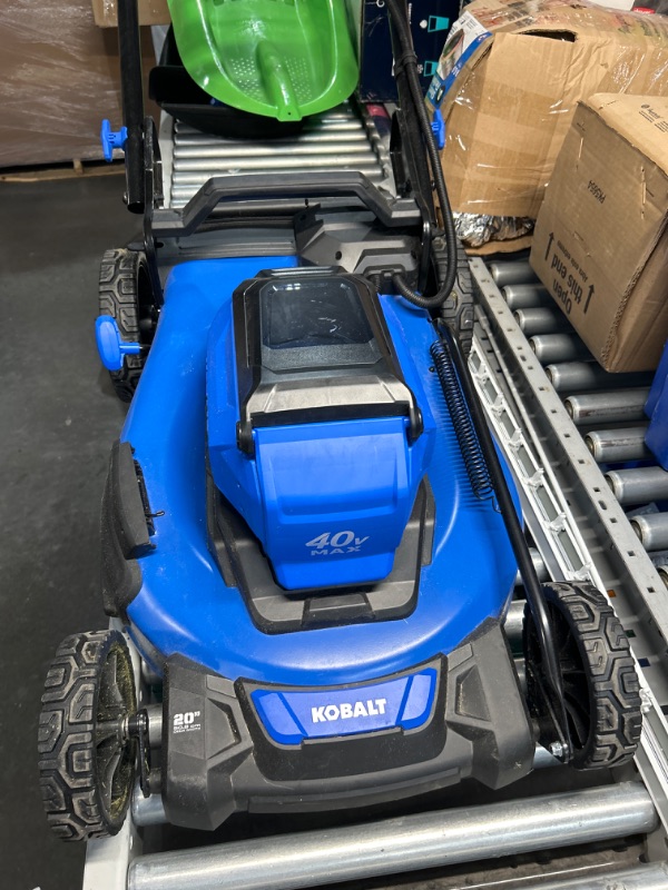 Photo 4 of ***SEE NOTES*** Kobalt Gen4 40-volt 20-in Cordless Push Lawn Mower 6 Ah (1-Battery and Charger Included)
