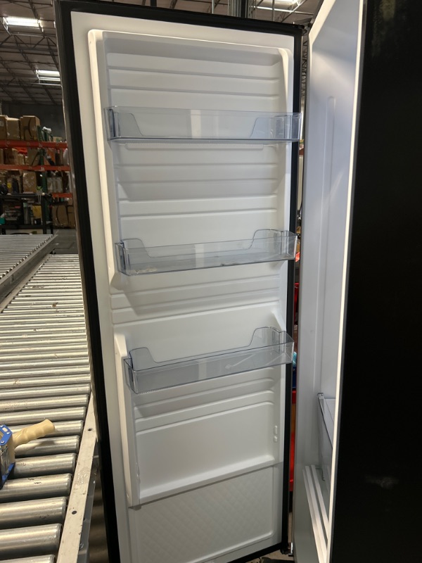 Photo 6 of ***(DAMAGED/ SEE NOTES/ IMPORTANT ) ***
Vissani 11 cu. ft. Convertible Auto Defrost Garage Ready Upright Freezer/Refrigerator in Stainless Steel, Energy Star