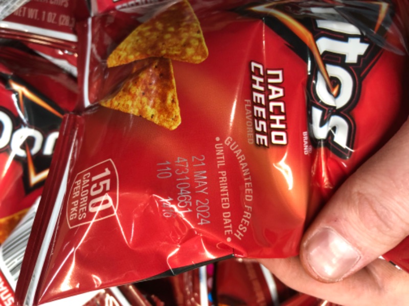 Photo 4 of **NONREFUNDABLE** Doritos Nacho Cheese Flavored Tortilla Chips, 1 oz (Pack of 40)
BB 5/21/24