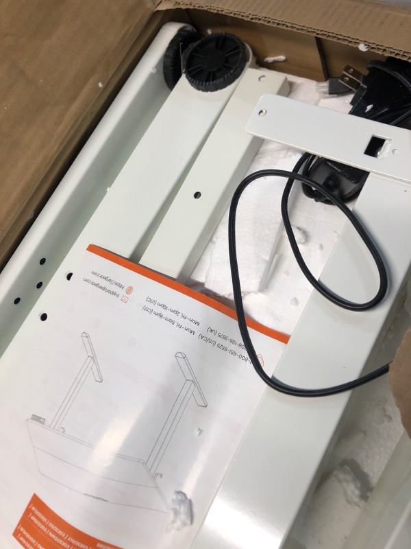 Photo 1 of ***USED - LIKELY MISSING PARTS - UNABLE TO VERIFY FUNCTIONALITY***
ErGear Height Adjustable Electric Standing Desk, 40 x 24 Inches Sit Stand up Desk, Memory Computer Home Office Desk (White) 40*24 Inch White