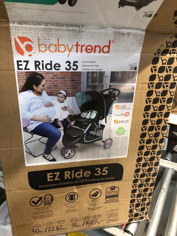 Photo 3 of Baby Trend EZ Ride 35 Travel System - Doodle Dots