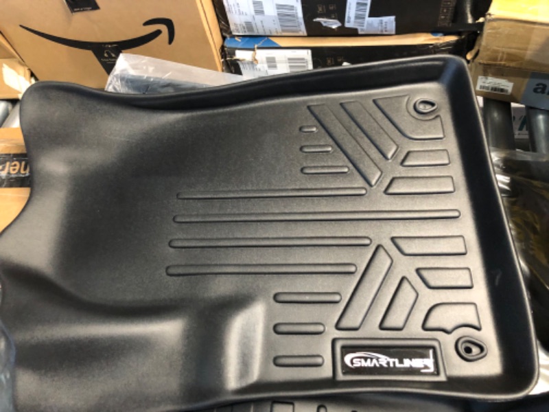 Photo 4 of **READ NOTES**
SMARTLINER Floor Mats 2 Rows and Cargo Liner Set Black Compatible 