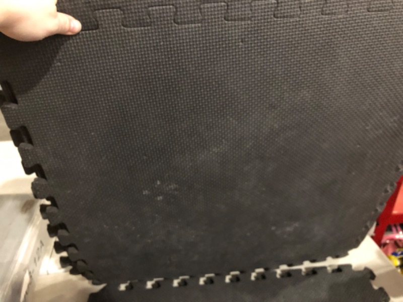 Photo 7 of ***USED*DIRTY*UNKNOWN IF MISSING PIECES***
Marcy EVA Foam Interlocking Flooring Mat High Density Non-Slip Tiles for Fitness Equipment, Workout Cushion and Floor Protection 1/2" Thick 6 Tiles (24 Sqft)