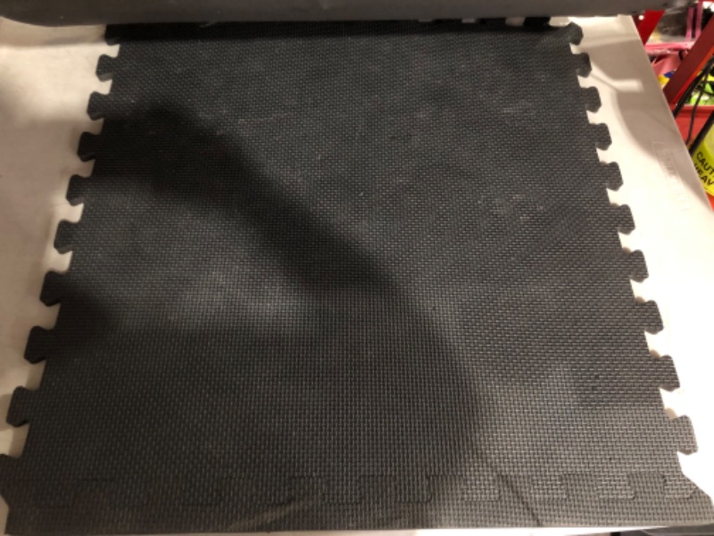 Photo 2 of ***USED*DIRTY*UNKNOWN IF MISSING PIECES***
Marcy EVA Foam Interlocking Flooring Mat High Density Non-Slip Tiles for Fitness Equipment, Workout Cushion and Floor Protection 1/2" Thick 6 Tiles (24 Sqft)