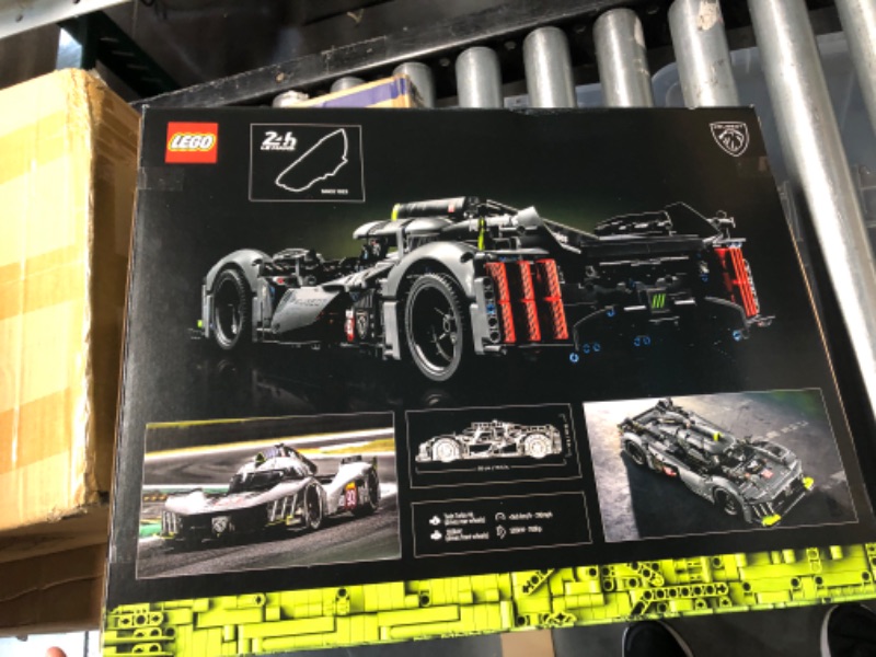 Photo 2 of **FACTORY SEALED**LEGO Technic Peugeot 9X8 24H Le Mans Hybrid Hypercar 42156 Collectible Race Car Building Kit for Adults and Teens, 1:10 Scale Racing Car Model, Gift for Motorsport Fans