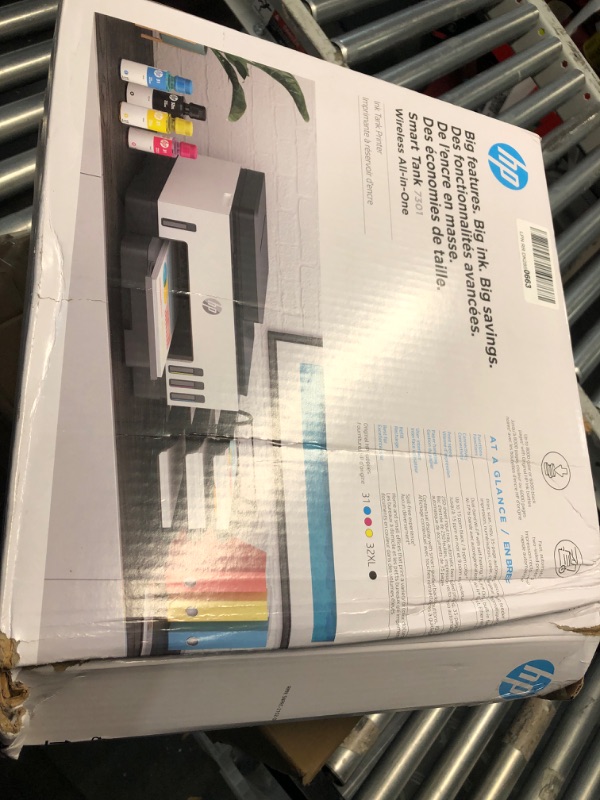 Photo 8 of HP Smart -Tank 7301 Wireless All-in-One Cartridge-free Ink Printer, up to 2 years of ink included, mobile print, scan, copy, automatic document feeder (28B70A)