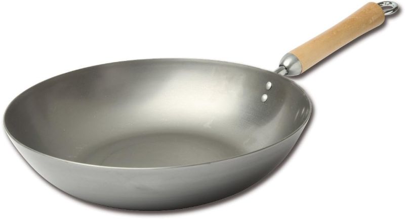 Photo 1 of ***READ NOTES**
JOYCE CHEN Classic Series 12-Inch Carbon Steel Stir Fry Pan with Birch Handle