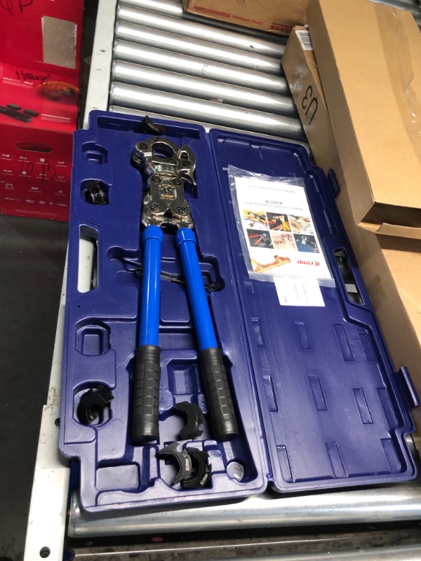 Photo 2 of **READ NOTES***
IWS-1632AF Copper Tube fittings Crimping tool with 1/2,3/4 and 1-inch Jaw for ProPress copper fitting-manufactured by IWISS