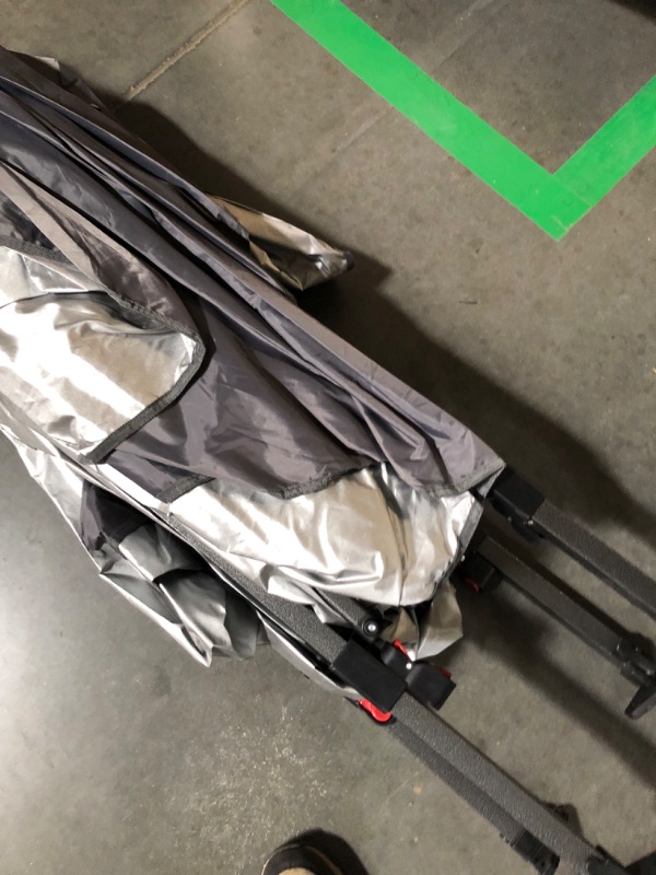 Photo 3 of (NON REUFNDABLE ITEM)**FOR PARTS ONLY**
YOLI Moab EasyLift 100 10’x10’ Instant Pop-Up Canopy Tent with Wheeled Carry Bag Grey