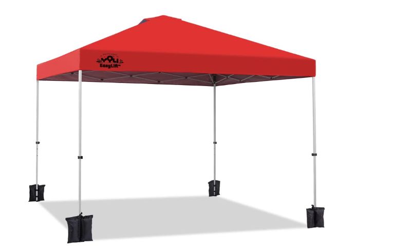 Photo 1 of (NON REUFNDABLE ITEM)**FOR PARTS ONLY**
YOLI Moab EasyLift™ 100 10'x10' Instant Canopy with Carry Bag --- Red
