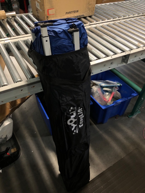 Photo 2 of (NON REUFNDABLE ITEM)**FOR PARTS ONLY**
YOLI Moab EasyLift 100 10’x10’ Instant Pop-Up Canopy Tent with Wheeled Carry Bag and Bonus 4 Anchor Bags
