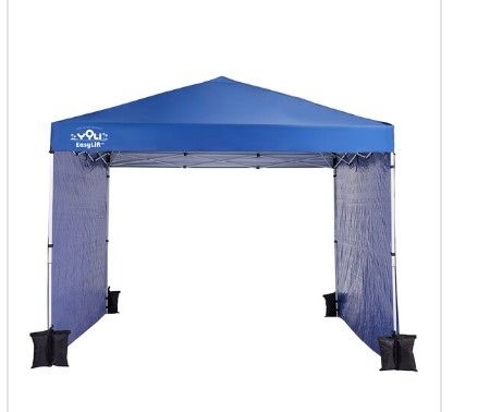 Photo 1 of (NON REUFNDABLE ITEM)**FOR PARTS ONLY**
Yoli Malibu EasyLift 100 10' x 10' Straight Leg Instant Canopy Value Pack
