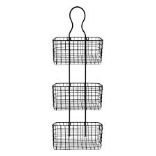 Photo 1 of (Similar to Stock Photo) 3 Tier Wall Hanging Baskets Wire Grey