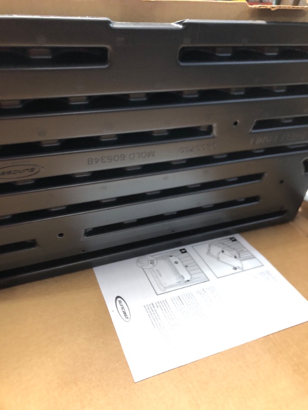 Photo 1 of Suncast BMSASHELFV1 Shed Shelf Kit, Black