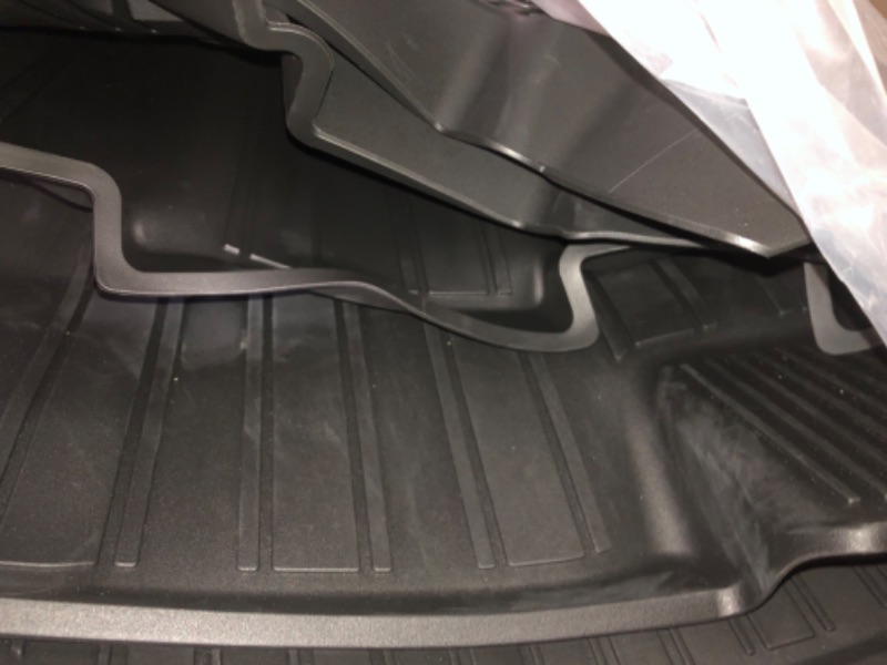 Photo 2 of 3W Floor Mats&Cargo Liner Fit Toyota 4Runner 2013-2024/Lexus GX460 2014-2023(Only for 5 Seat 4Runner&GX460), Custom Fit TPE All Weather Floor Liner, 1st & 2nd Row Full Set Car Liners, Black Floor Mats & Trunk Mat