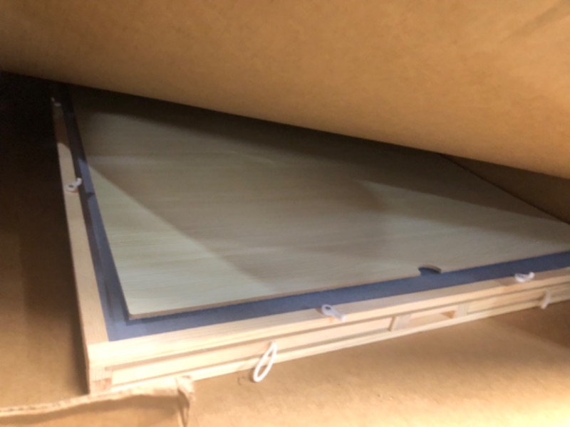 Photo 1 of Jigsaw Puzzle Table 1500 Pieces Height Adjustable Puzzle Board with Colorful Drawers & Wooden Cover Portable Puzzle Tables for Adults Tilting Puzzle Boards with Metal Legs Puzzle Table With Drawers