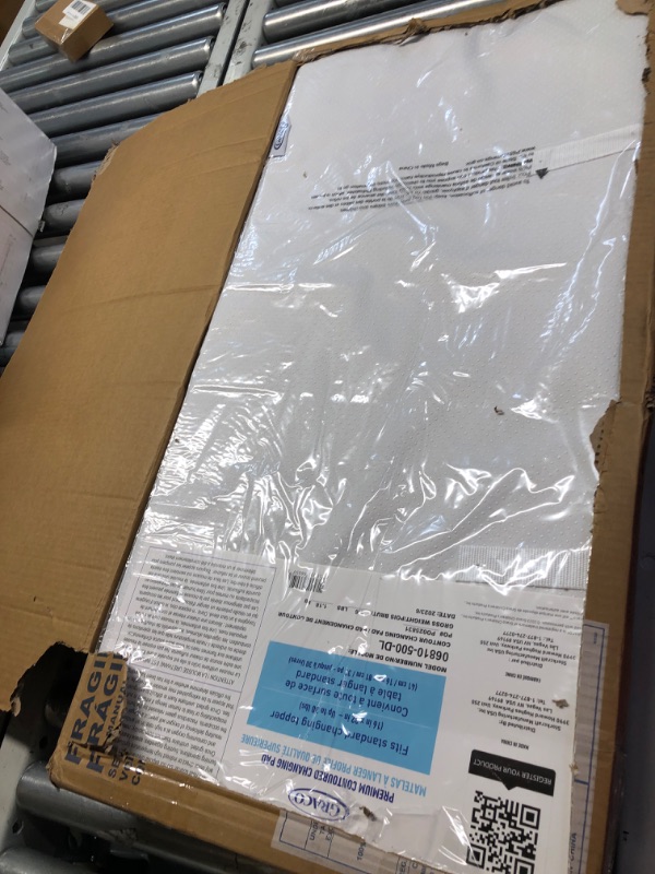 Photo 1 of Graco Premium Contoured Changing Pad – GREENGUARD Gold Certified, Water-Resistant, Ultra-Soft Buckle Cover, Contoured Baby Changing Pad, Fits Most Standard-Size Changing Toppers, Non-Skid Bottom