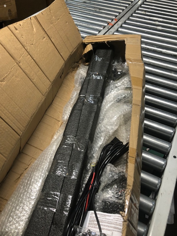 Photo 1 of FEELON Fit 18-22 Jeep Wrangler JL/ 20-22 Gladiator JT 52" inch LED Light Bar 4 inch White/Amber Yellow LED Pods Strobe Fog Light Offroad with Upper Windshield Mounting Brackets Switch Wiring Harness Fit For 18-22 Jeep Wrangler JL/ 20-22 Gladiator JT