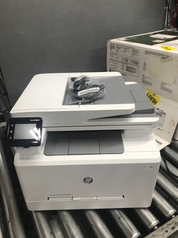 Photo 4 of HP Color LaserJet Pro M283fdw Wireless All-in-One Laser Printer, Remote Mobile Print, Scan & Copy, Duplex Printing, Works with Alexa (7KW75A)